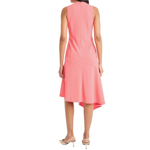 ⚡ NWT Maggy London Midi Dress in Calypso Coral – Size 4 - Picture 3 of 3